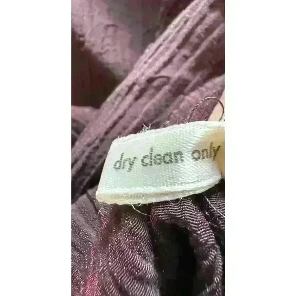 Su Zen Women’s Tunic Top 100% Rayon Dark Plum One size Beautiful Drape Fit - Picture 8 of 11